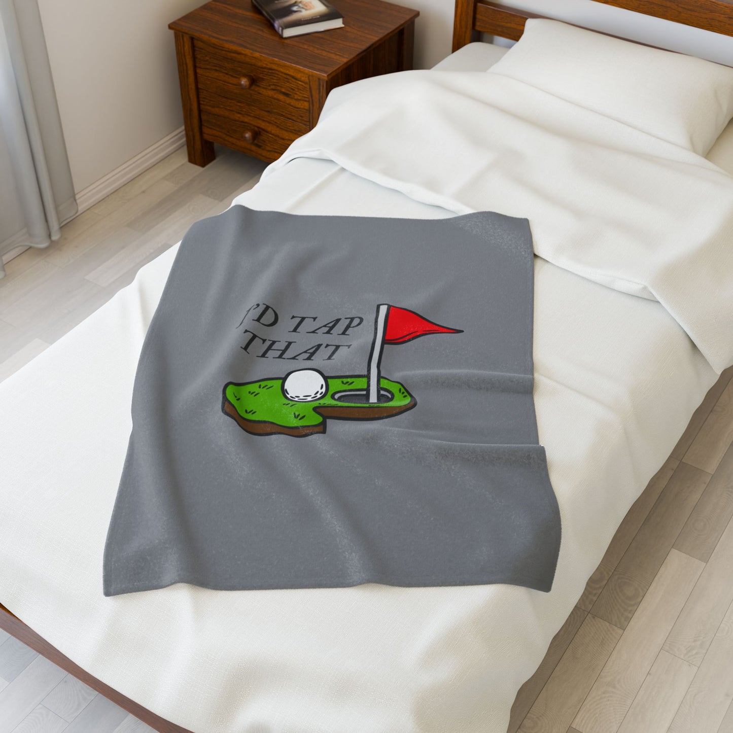 Tap That Golf Plush Blanket