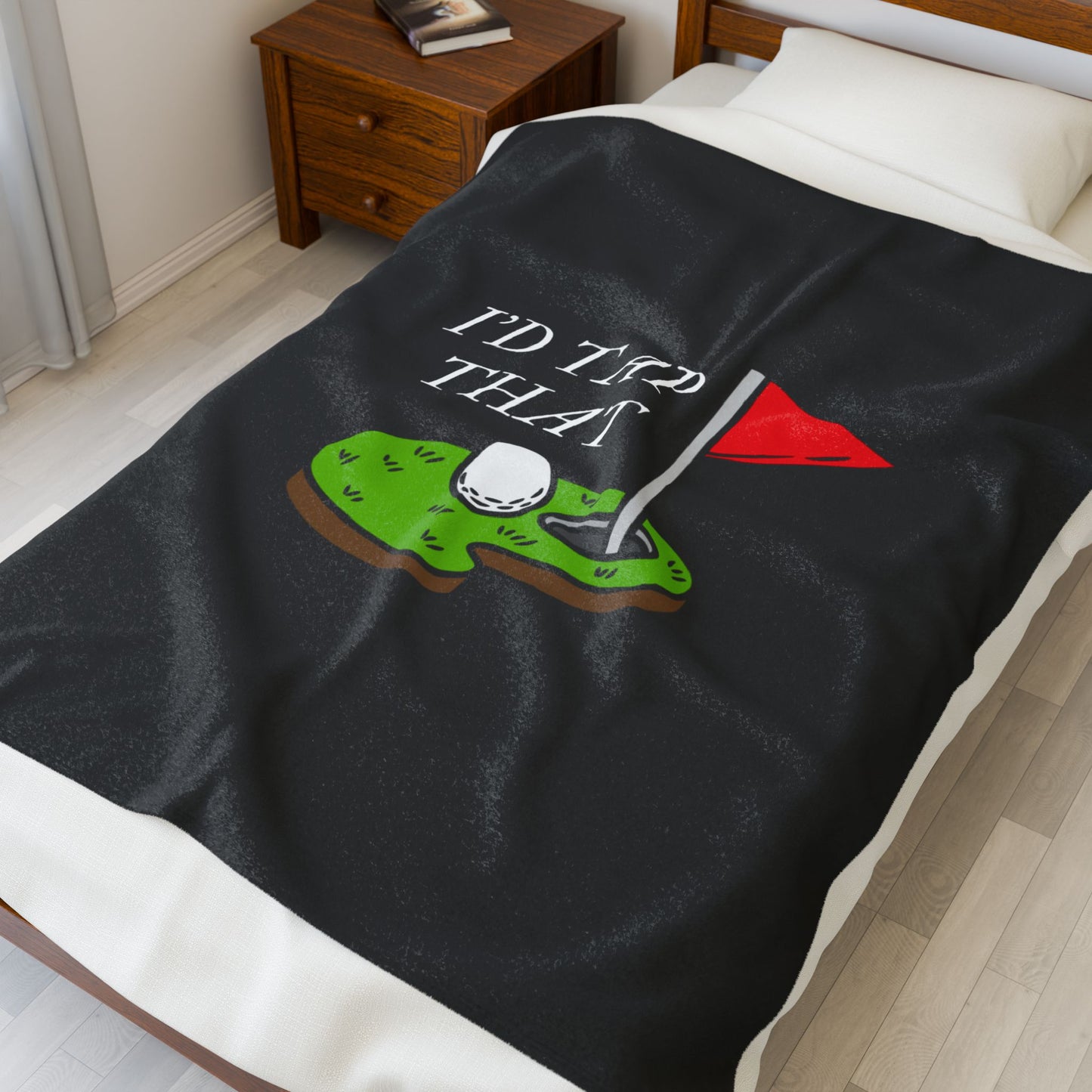 Tap That Golf Plush Blanket