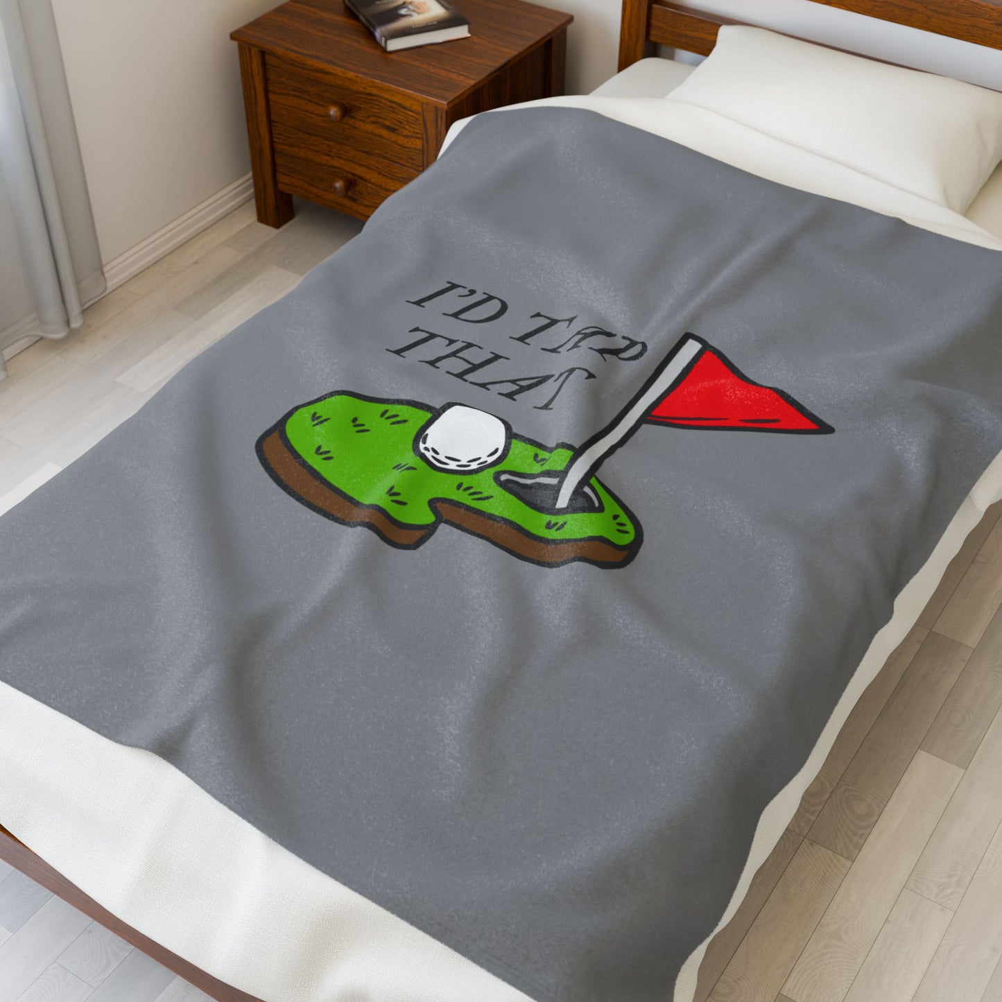 Tap That Golf Plush Blanket