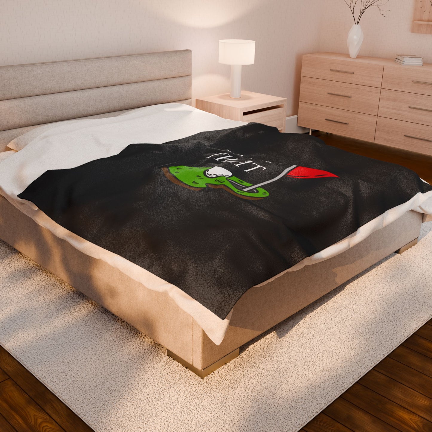 Tap That Golf Plush Blanket