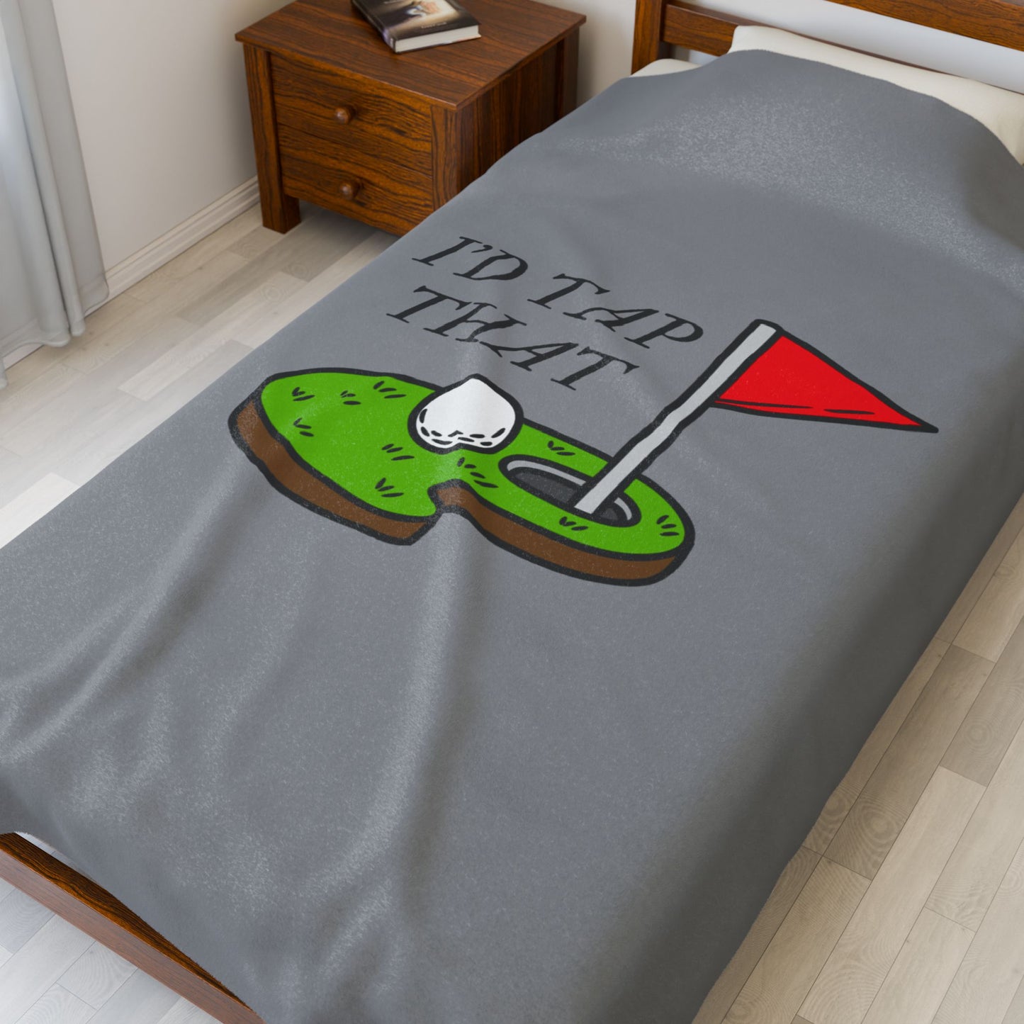 Tap That Golf Plush Blanket