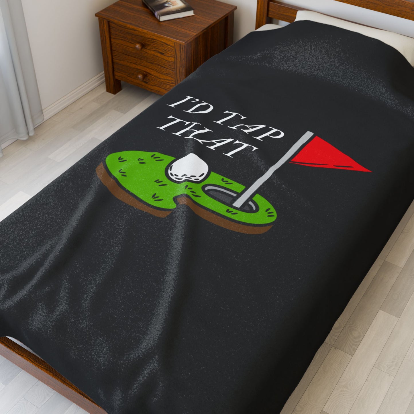 Tap That Golf Plush Blanket
