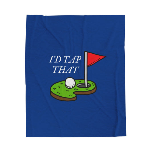 Tap That Golf Plush Blanket